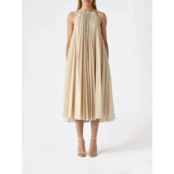 Liviana Conti Dress Woman Ecru - Picture 1 of 3